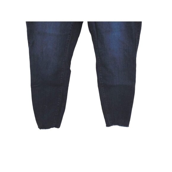 Torrid Bombshell Skinny Dark Blue Jeans 22T 22 Tall Stretch Denim Distressed - Picture 7 of 15